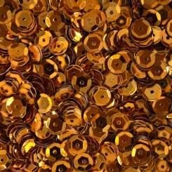 568730 Schüsselpailletten  6mm kupfer 