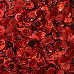568740 Schüsselpailletten  6mm rot 