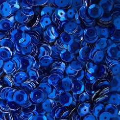 568760 Schüsselpailletten  6mm blau 
