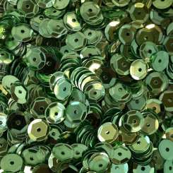 568768 Schüsselpailletten  6mm hellgrün 