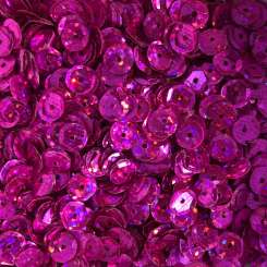568795 Schüsselpailletten  6mm Glitter pink 