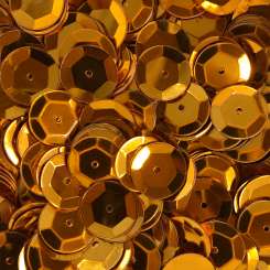 568830 Schüsselpailletten 10mm kupfer 