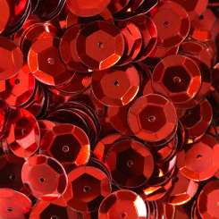 568840 Schüsselpailletten 10mm rot 