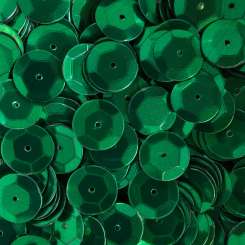 568870 Schüsselpailletten 10mm grün 