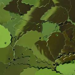 569168 Blatt-Pailletten gross hellgrün 