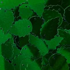 569170 Blatt-Pailletten gross grün 