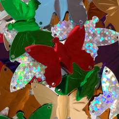 569409 Schmetterling-Pailletten multi-color 