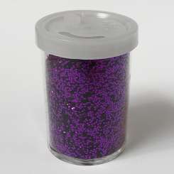 579050 Glimmer Streudose 16g grob violett 