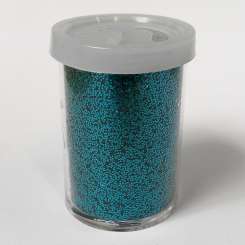 579065 Glimmer Streudose 16g grob türkis 