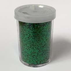 579070 Glimmer Streudose 16g grob grün 