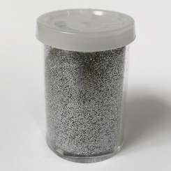 579110 Glimmer Streudose fein 16g silber 