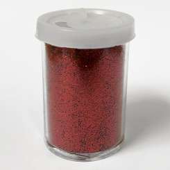 579140 Glimmer Streudose fein 16g rot 