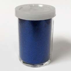 579160 Glimmer Streudose fein 16g blau 