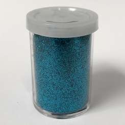579165 Glimmer Streudose fein 16g türkis 