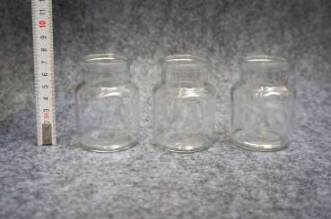 581073 Flasche 3Stk in Sichtbox 17.5x7.5cm 