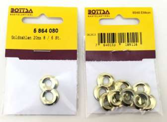 5864080 Goldzahlen 20mm 8 / 6 St. 
