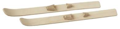 587180 Ski Holz natur 8.5x1.5cm 1 Paar 