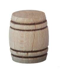 587636 Holzfass D.2.3cm, H2.5cm 