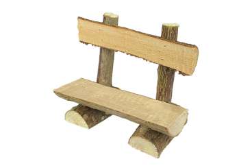 587994 Holzbank rustikal 6x4cm 