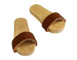 588022 Holz Pantoffel 2.5cm 1 Paar 