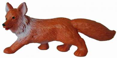 588184 Fuchs PVC rotbraun L6.5cm 