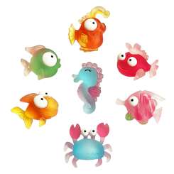 588242 Meerestiere ca 25x20mm 7 Stück 