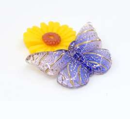 588254 Schmetterling 15x22mm lila 5 Stk. 