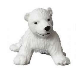 588296 Eisbärenbaby weiss 4cm 
