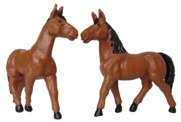 588304 Pferd braun 7cm/6cm 