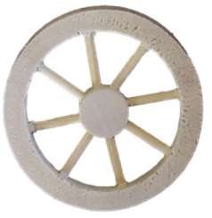 588313 Wagenrad ohne Achsloch 4cm 