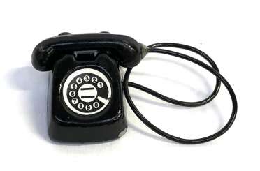 588330 Telefon schwarz 2x2cm 