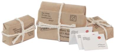 588332 3 Pakete+3 Postkarten 1,5-3cm 