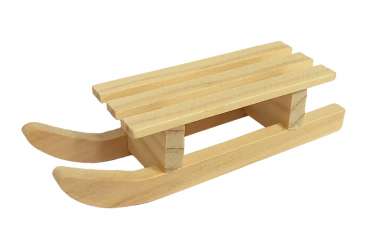 588516 Holzschlitten 7cm 