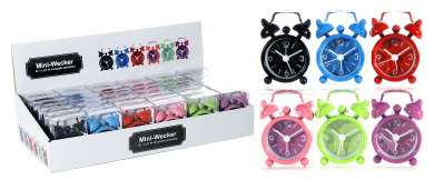 588774 Mini Wecker Metall 6cm 
