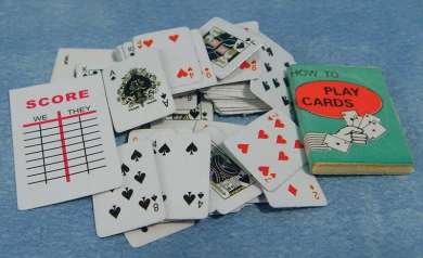 588775 Spielkarten franz. 16x11mm ca.54 St. 