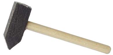 588778 Hammer Holz 3.5cm natur / schwarz 