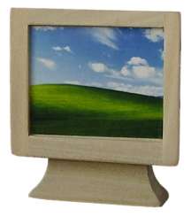 588779 Bildschirm Holz natur 4 x 3 x  H5cm 