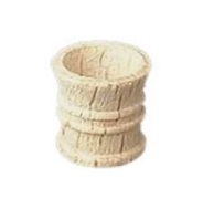 588789 Holzbecher, Köcher 1cm - 2 Stk 