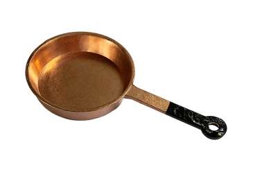 588950 Pfanne kupfer m.schwarzem Griff 