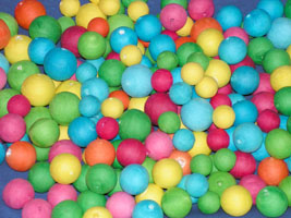 590001 Wattekugeln 15mm bunt  100 St 