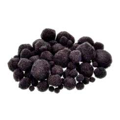 590154 Pompons 7/10/15/20/25mm 75St schwarz 