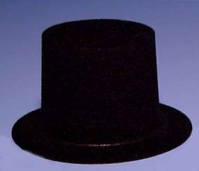 592165 Hüte Zylinder 65mm schwarz 10 Stk. 