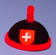 592260 Sennechäppi schwarz/rot D.28mm 5 Stk. 