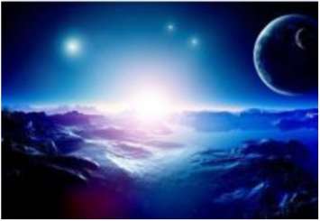 596018 Weltall 30x40cm 