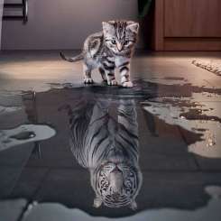 596021 Kätzchen 30x40cm 