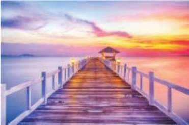 596031 Sonnenuntergang am Meer 30x40cm 