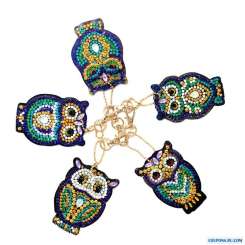 596110 Anhänger Eule 5Stk 