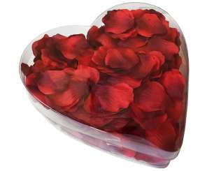 598674 Rosenblätter rot i.Herzbox 400St 