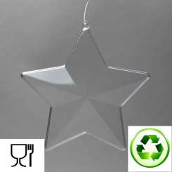 599556 Plexiglas Stern 140mm  Facette 3 Stk. 