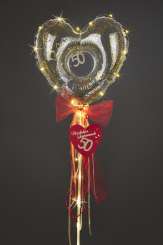 6000005 Trend-Ballon Herz durchbrochen, 45cm 